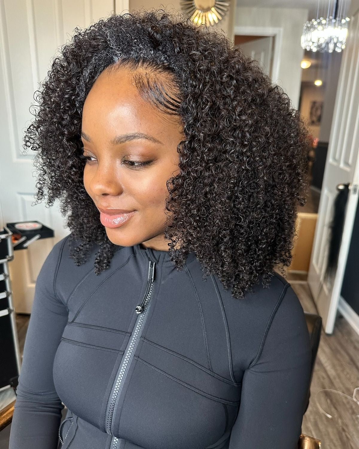 Perruque Demi-Tête Afro Kinky Curly